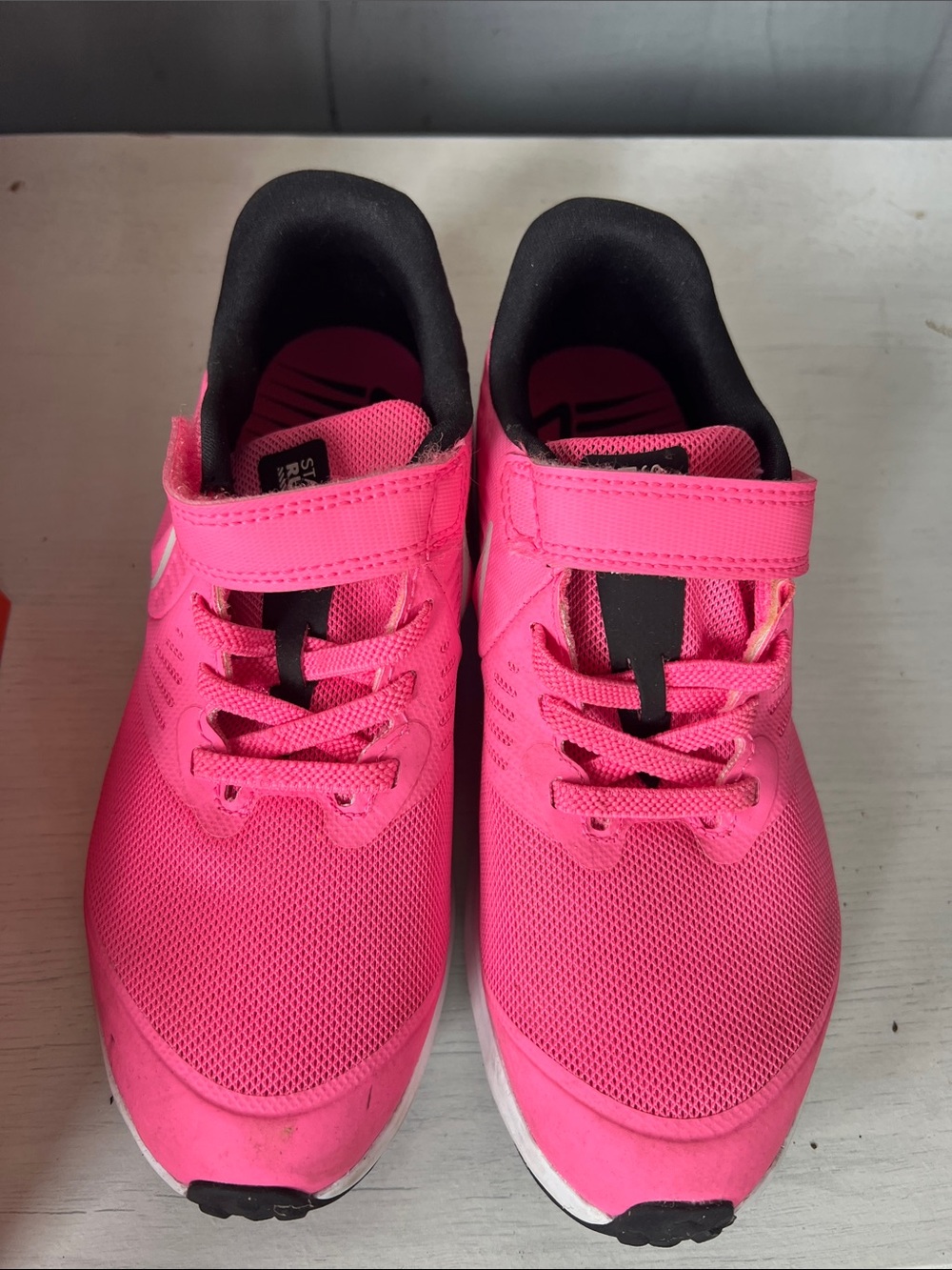 Nike Kids Sneakers - Bright Pink with Black Trim